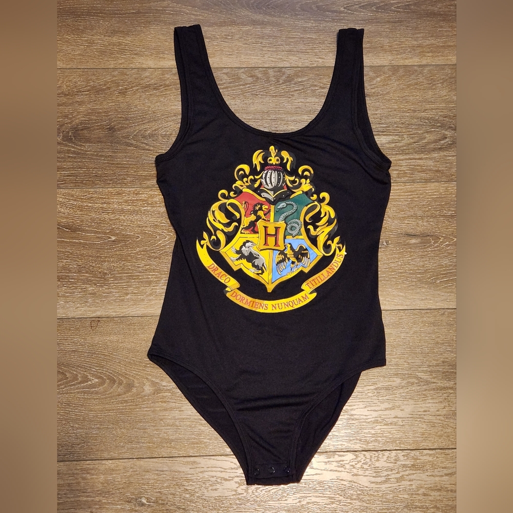 Harry Potter Body Suit Snap Crotch Women's Size Medium Warner Brothers